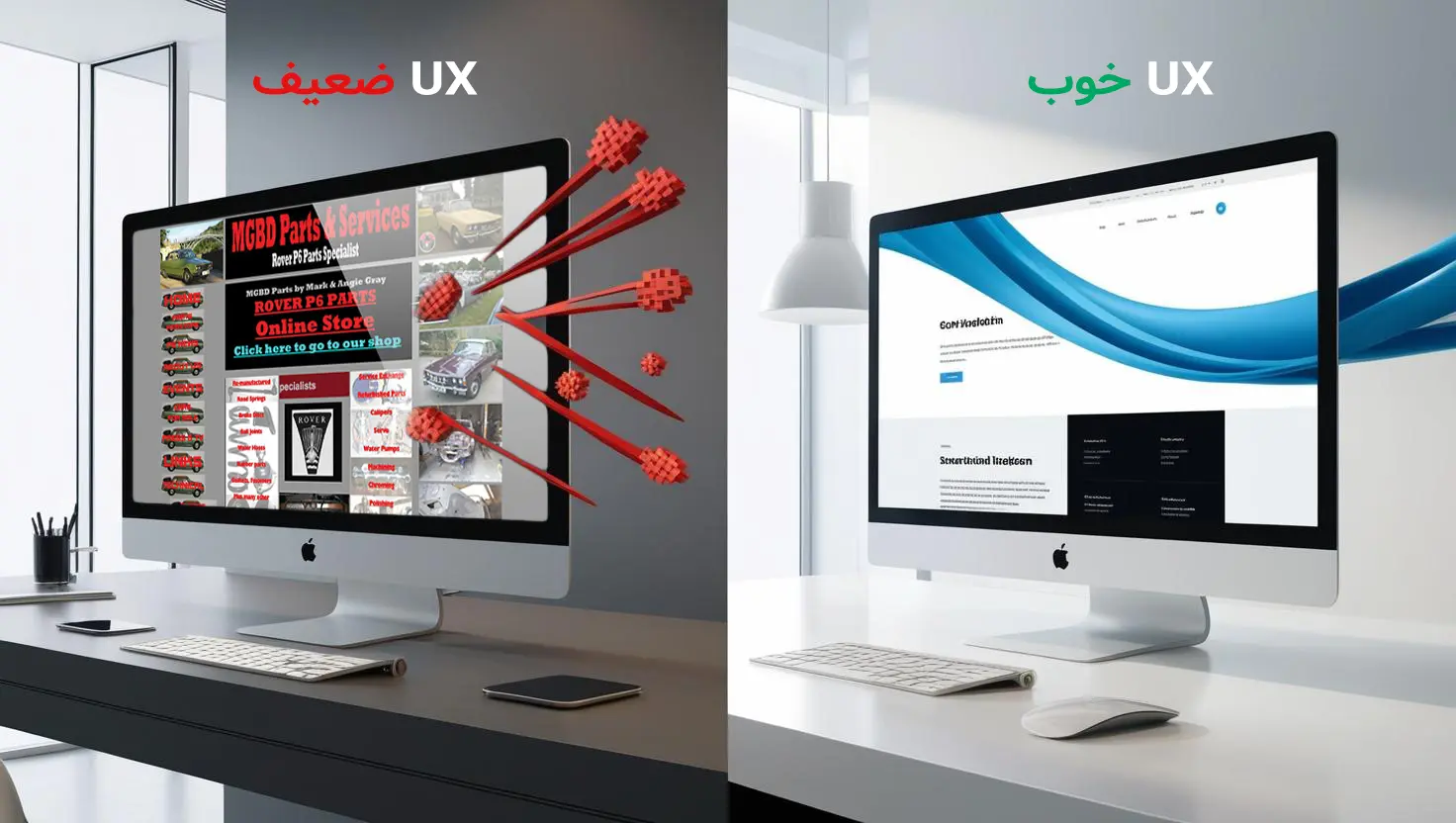 تجربه کاربری ضعیف، قاتل پنهان سایت شما!